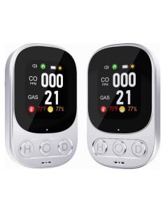 Detector de Monóxido de Carbono 4-en-1 ByAnciel HD08 - Pantalla Digital