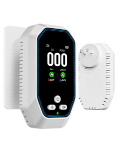 Detector de Monóxido de Carbono 5 en 1 Veevvio con Pantalla LCD