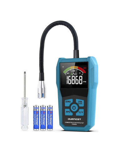 Detector de Gas Natural DURFICST Portátil con Alarma Sonora