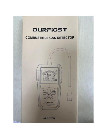 Detector de Gas Natural DURFICST Portátil con Alarma Sonora