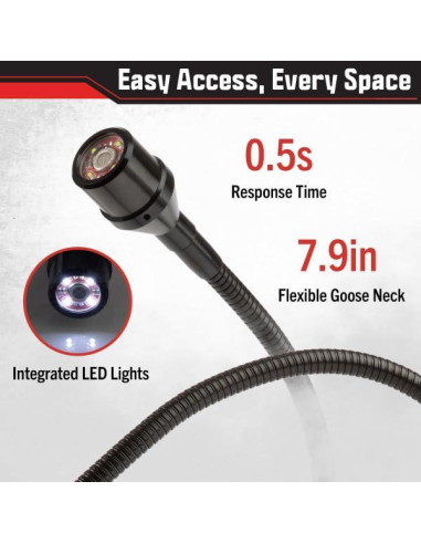 Detector de Fugas de Gas Natural Stalwart Portátil Recargable