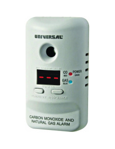 Alarma de Monóxido de Carbono y Gas Natural Universal MCND401 2