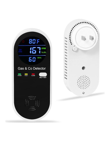 Detector de Gas Natural y Monóxido de Carbono Hembisen KH-158