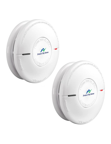 Detector de Humo y Monóxido de Carbono Protege Mi Hogar - Batería 10 Años