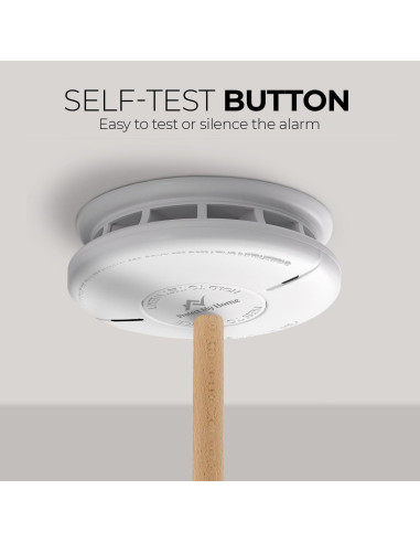Detector de Humo y Monóxido de Carbono Protege Mi Hogar - Batería 10 Años