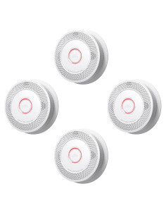 Detectores de Humo y Monóxido de Carbono Siterwell GS886A-3NCDT - 4 Paquete