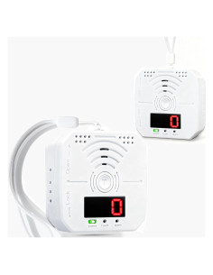 Paquete de 2 Detectores de Monóxido de Carbono Pumwry