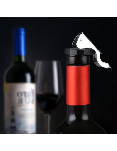 5 Tapones Reutilizables para Botellas de Vino M MUGIT 2