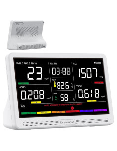 Monitor de Calidad del Aire Bonoch 16 en 1 Pantalla 7"