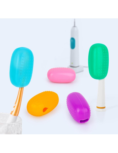 Cubiertas de Cabeza de Cepillo de Dientes Hxezoc - 6 Piezas