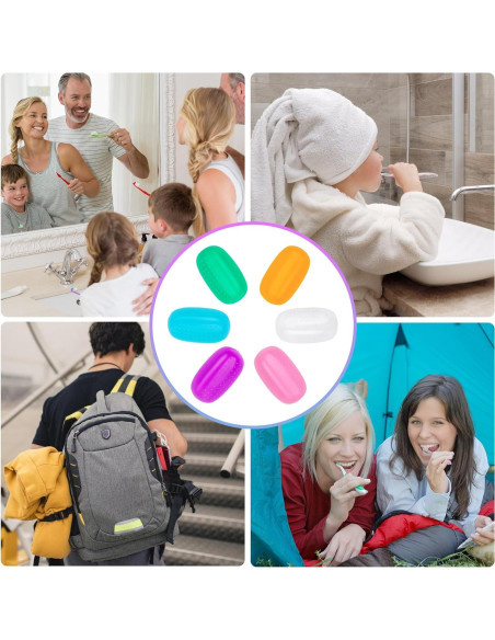 Cubiertas de Cabeza de Cepillo de Dientes Hxezoc - 6 Piezas