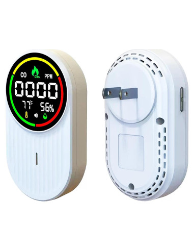 Detector de Gas y Monóxido de Carbono Genérico A3 4 en 1