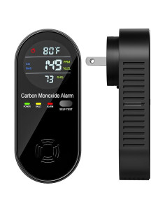 Detector de Monóxido de Carbono ELECOIN 4 en 1 con Pantalla Digital