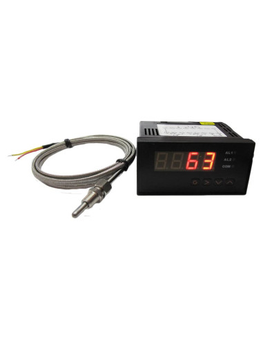 Medidor Digital de Temperatura EGT Procon 12V con Alarmas
