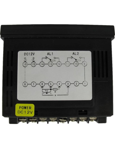 Medidor Digital de Temperatura EGT Procon 12V con Alarmas