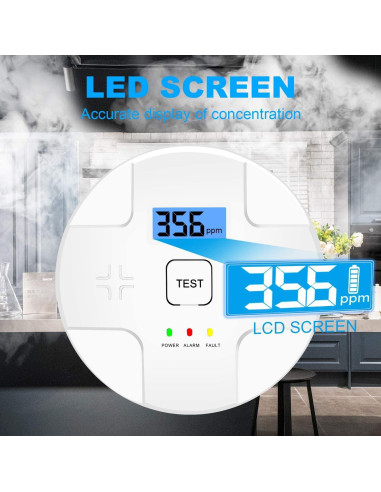 Detector de Humo y Monóxido de Carbono ARIKON 2 en 1