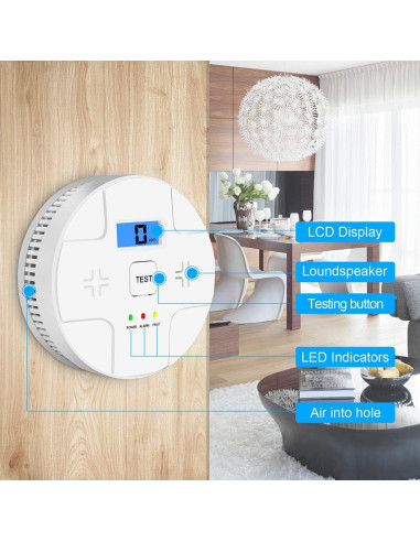 Detector de Humo y Monóxido de Carbono ARIKON 2 en 1