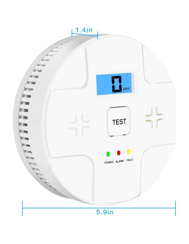 Detector de Humo y Monóxido de Carbono ARIKON 2 en 1
