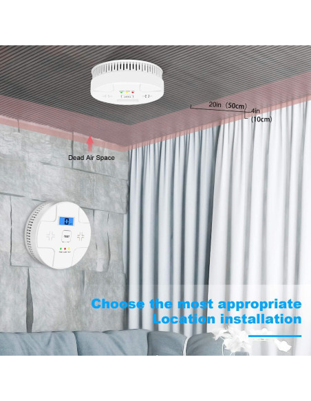 Detector de Humo y Monóxido de Carbono ARIKON 2 en 1