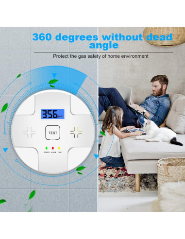 Detector de Humo y Monóxido de Carbono ARIKON 2 en 1