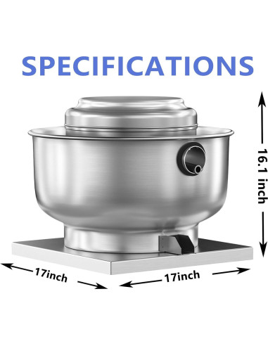 Ventilador de Extracción de Grasa FICBXRA RDU03 800 CFM 1/6 HP