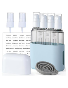 Set de Botellas de Viaje VITEVER 3oz Aprobadas por TSA - Azul