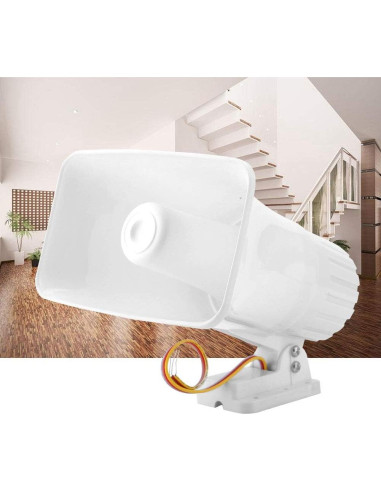 Sirena de Alarma Ejoyous BRJ-625 150 dB 12V Tono Dual