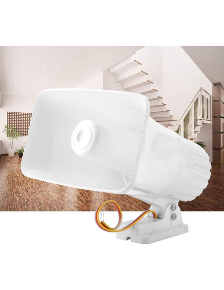 Sirena de Alarma Ejoyous BRJ-625 150 dB 12V Tono Dual