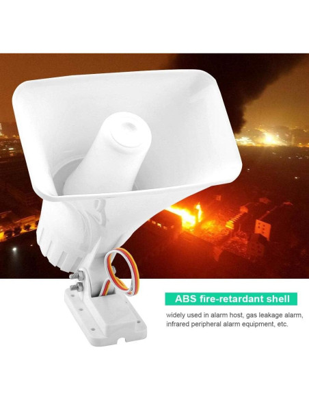 Sirena de Alarma Con Cable Ejoyous BRJ-625 150 dB 12V