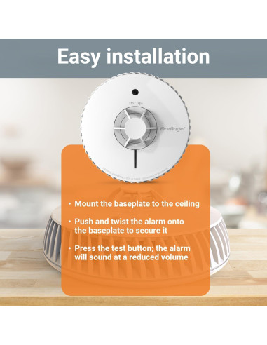 Alarma de Calor FireAngel FA6720-R con Batería de 10 Años