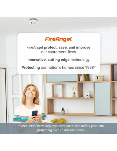 Alarma de Calor FireAngel FA6720-R con Batería de 10 Años