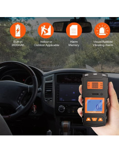 Detector de Monóxido de Carbono GZAIR X-1 Portátil con Alarma 2