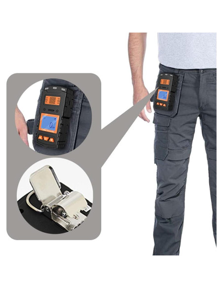 Detector de Monóxido de Carbono GZAIR X-1 Portátil con Alarma