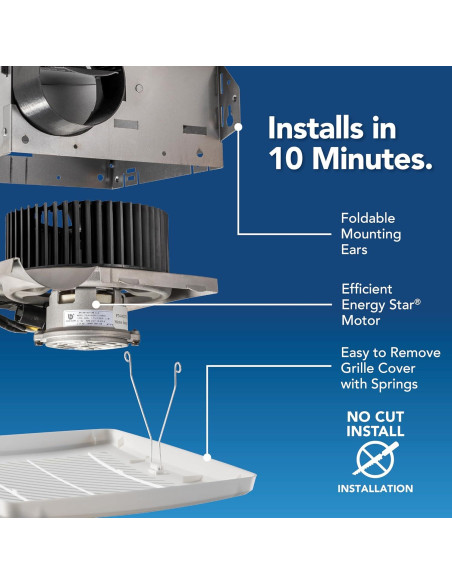 Ventilador Extractor de Baño Broan-NuTone 50 CFM Energy Star