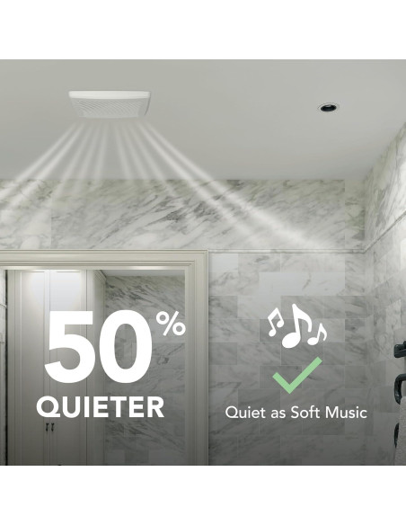 Ventilador Extractor de Baño Broan-NuTone 50 CFM Energy Star