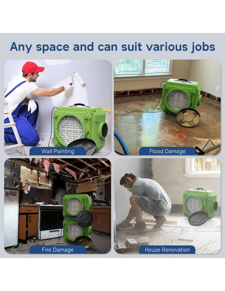 Purificador de Aire ALORAIR CleanShield HEPA 550 Verde 3 Etapas