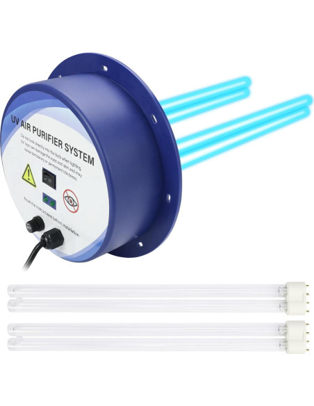 Purificador de Aire UVC Feeligivin 72W con Sensor HVAC 48cm