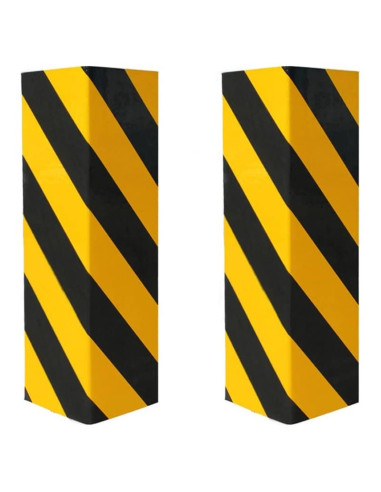 Protector de Pared de Garaje GUEQUITLEX Amarillo 2 Piezas