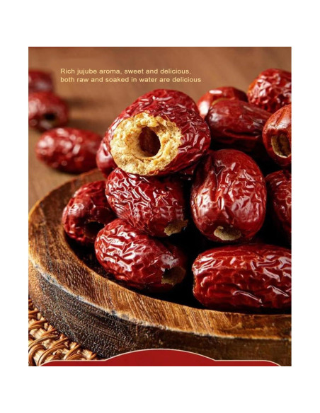 Dátiles Rojos Secos Sin Hueso AFKCCPD 470g Snack Saludable