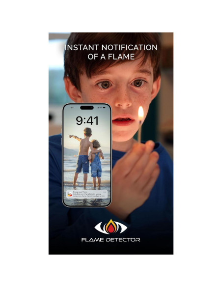 Detector de Llamas Forge Technologies - Alerta Móvil y Local