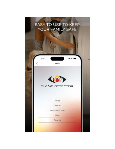 Detector de Llamas Forge Technologies - Alerta Móvil y Local