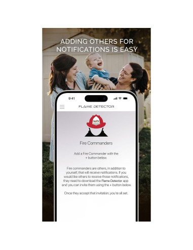 Detector de Llamas Forge Technologies - Alerta Móvil y Local