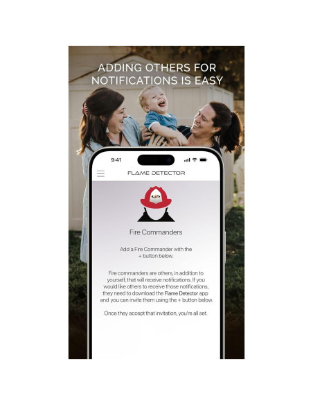 Detector de Llamas Forge Technologies - Alerta Móvil y Local