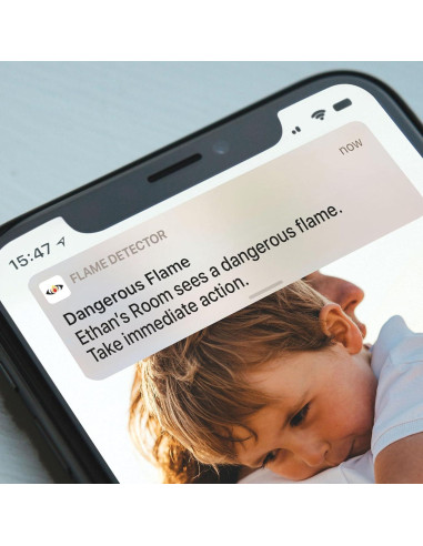 Detector de Llamas Forge Technologies - Alerta Móvil y Local