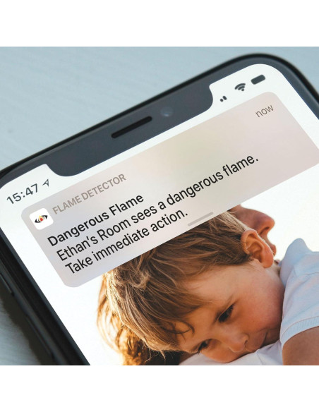Detector de Llamas Forge Technologies - Alerta Móvil y Local