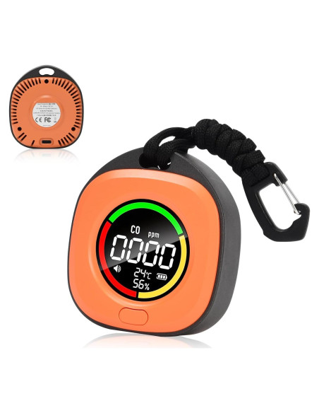 Detector de Monóxido de Carbono Genérico K5 Portátil 3 en 1