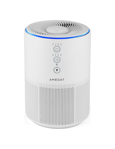 Purificador de Aire HEPA 3-en-1 AMEGAT Airfresh-300 Negro