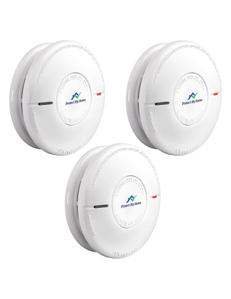 Detector de Humo y Monóxido de Carbono Protege Mi Hogar - Batería 10 Años