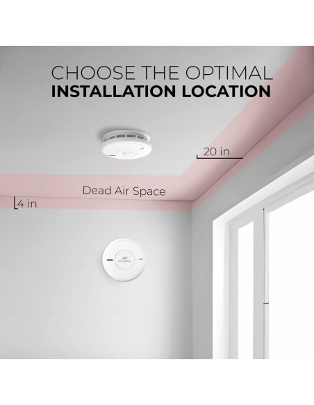 Detector de Humo y Monóxido de Carbono Protege Mi Hogar - Batería 10 Años