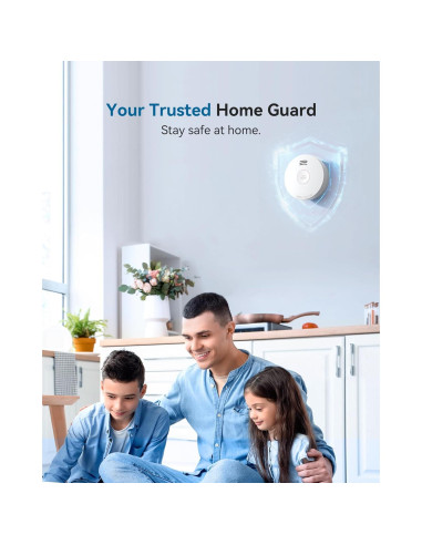 Detector de Humo SITERWELL GS525A, Batería 10 Años, Fotoeléctrico